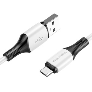 borofone-bx79-silicone-charging-data-cable-usb-to-musb-white