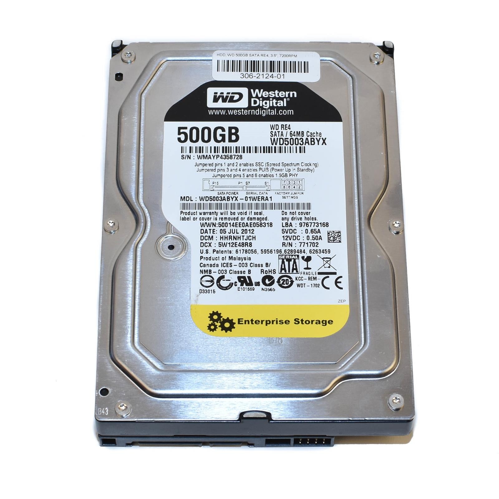 Донор WD5003ABYX-01WERA0 в магазине PartsOkey.ru в Ростове на Дону, Краснодаре и Москве