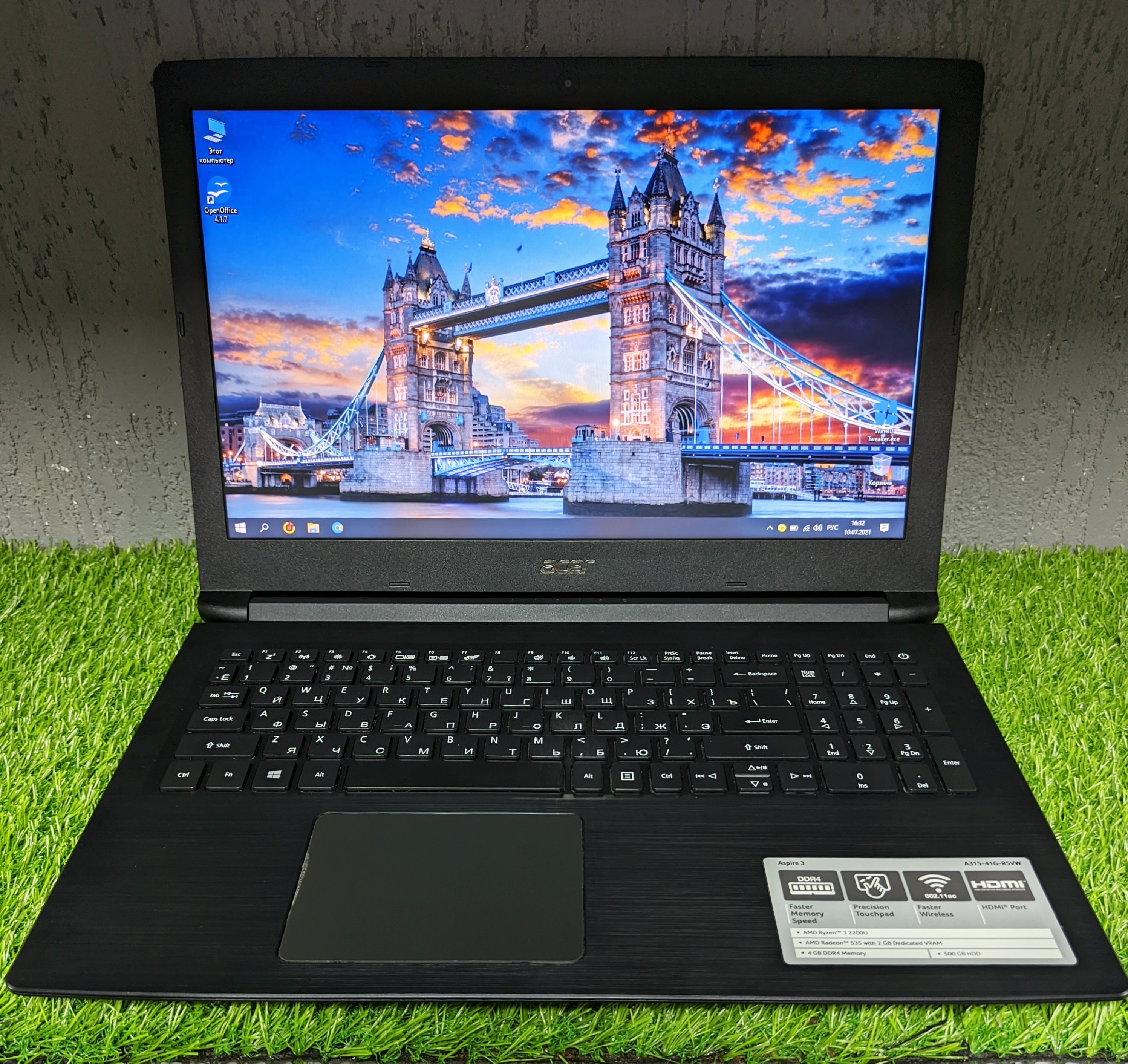 Ноутбук Acer Aspire A315-53G-39QL черный БУ в магазине PartsOkey.ru в Ростове на Дону, Краснодаре и Москве