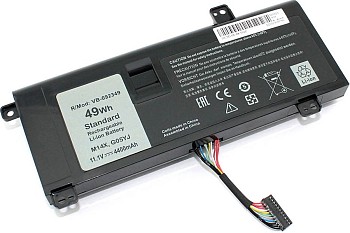 Аккумулятор для Dell (G05YJ) Alienware 14, A14, M14X R1, 69Wh, 11.1V в магазине PartsOkey.ru в Ростове на Дону, Краснодаре и Москве